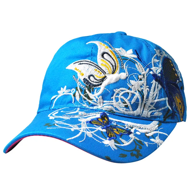 

Women Embroidery Baseball Hat Cap Breathable Outdoor Sports Visor Cap SEC88