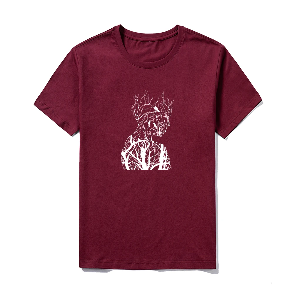 

Abstract Graphic Funny T Shirt Men Summer Men T Shirts O-neck Cool Cotton Short Sleeve Tee Tops Street Style Male Tee Shirts