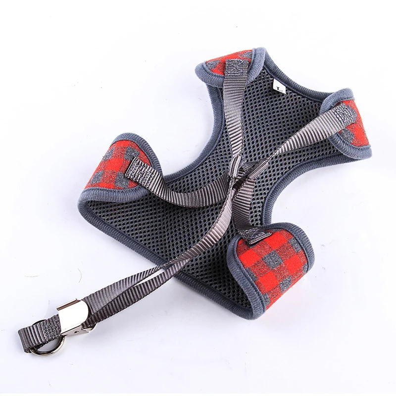 Элегантный галстук-бабочка поводок для собак нейлоновая сетка жилет щенка
