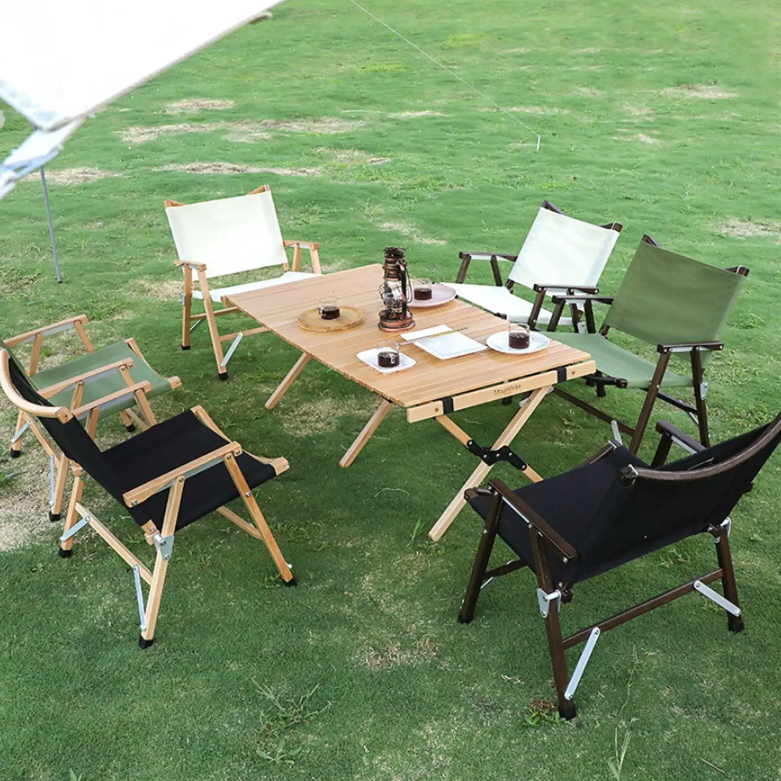 저렴한 야외 접이식 의자 휴대용 분리형 너도밤나무 좌석 낚시 의자, 스토리지 가방 포함