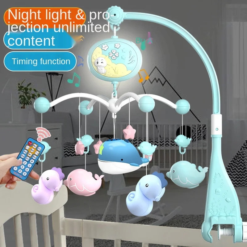 

Newborn baby bed bell 0-1 years old 3-6 months 12 male and female baby toy music rotary puzzle rattle bedside bell
