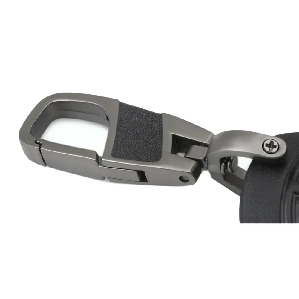 

Black Key Covers With Keychain Car Case Fob Leather Hot Sale Brand New