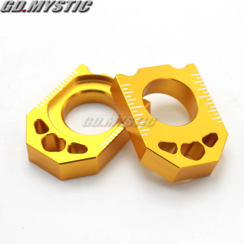 Мотоцикл CNC Зеленый блок цепи регулировки для KAWASAKI KX125 250 03 08 KX250F KXF 04 16 KX450F 450 06