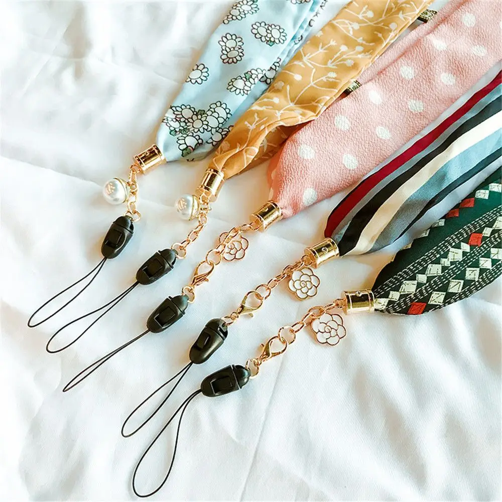 

1pc Chiffon Wide Neck Strap Hang Rope for Keys ID Card Phone Straps USB Badge Holder Card Holder Lanyard Ribbon Badge Holder