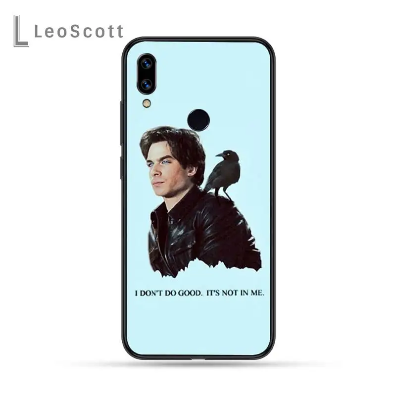 

The Vampire Diaries Stefan Damon Salvatore Phone Case For Xiaomi Redmi Note 4 4x 5 6 7 8 pro S2 PLUS 6A PRO