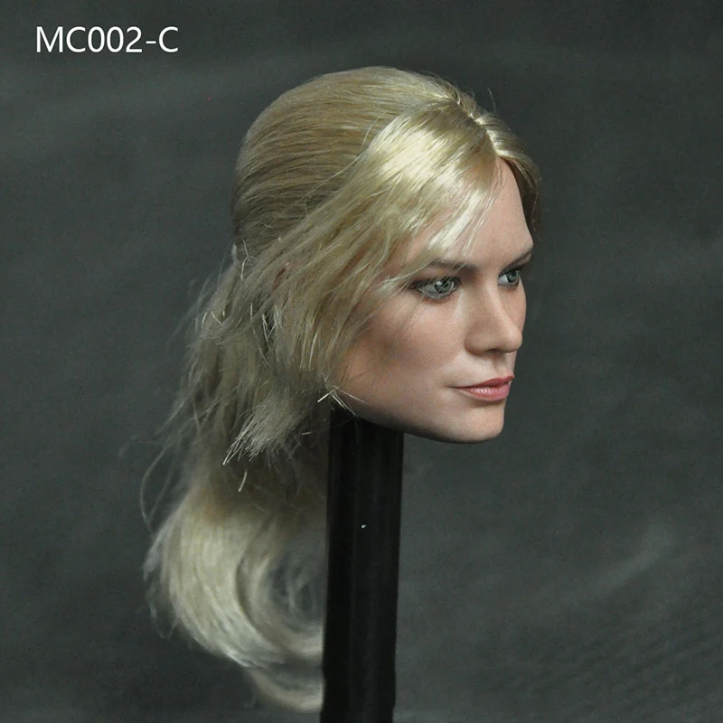 Коллекция фанатов 1/6 Женская фигурка голова куклы MC002 Brie Larson женская голова Лепка с длинными золотые волосы для тела 12 дюймов