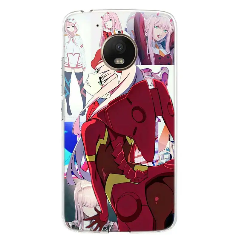 Чехол для телефона Zero Two Darling in the FraXX Motorola Moto G9 G8 G7 G6 G5S E6 E5 Plus Play Power EU One Action Macro Print Cover