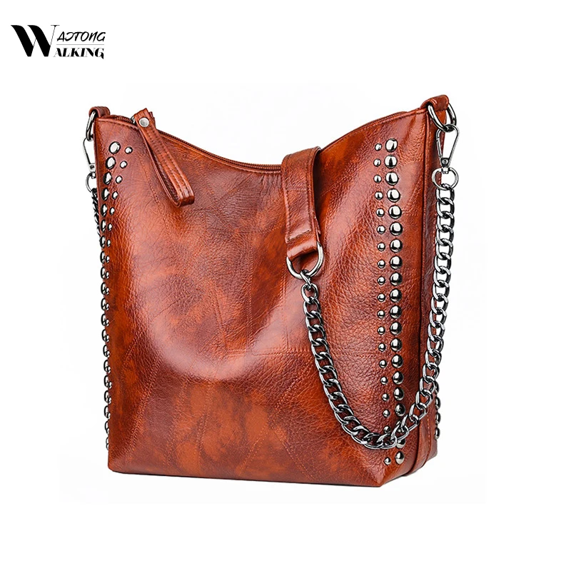 Зимние Роскошные сумки женские дизайнерские черные цепи сумка на плечо женская