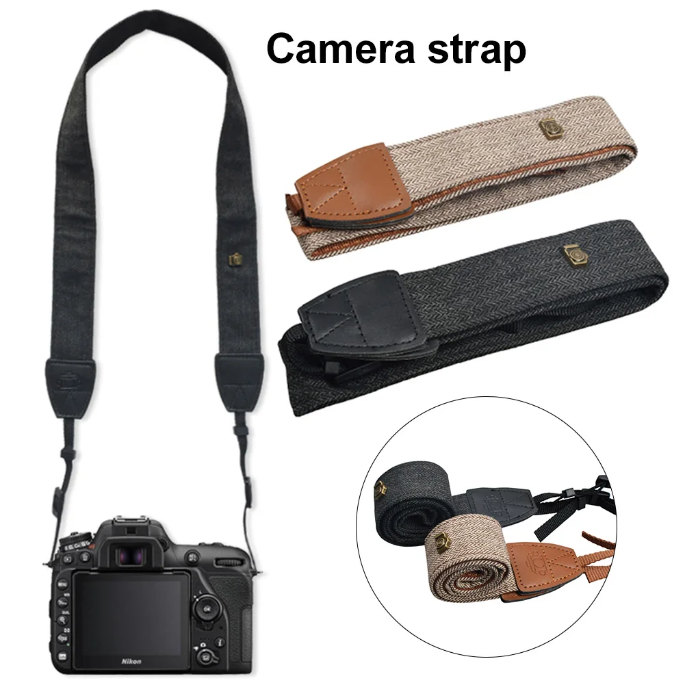 Универсальный Регулируемый треугольный плечевой ремень для камеры Nikon Canon DSLR |