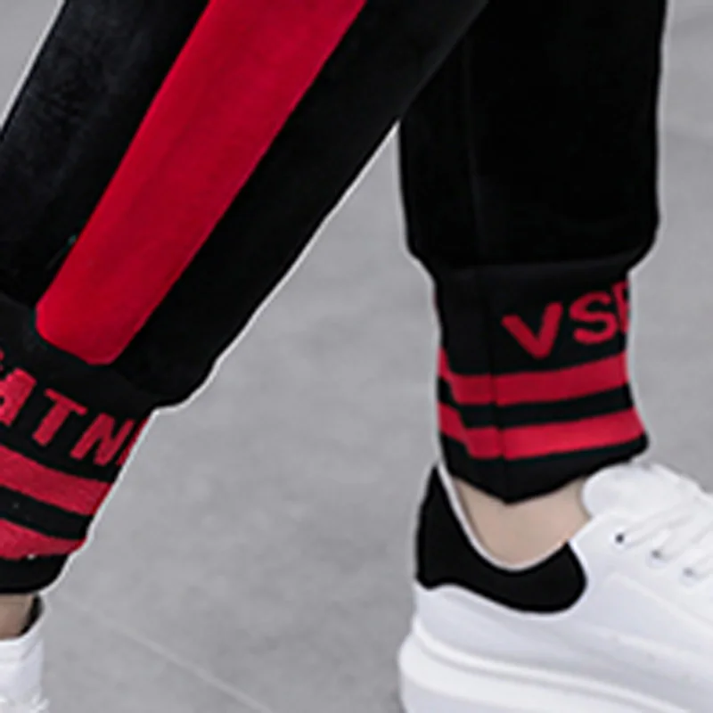 Вельветовые спортивные толстовки большого размера плюс костюмы женские с