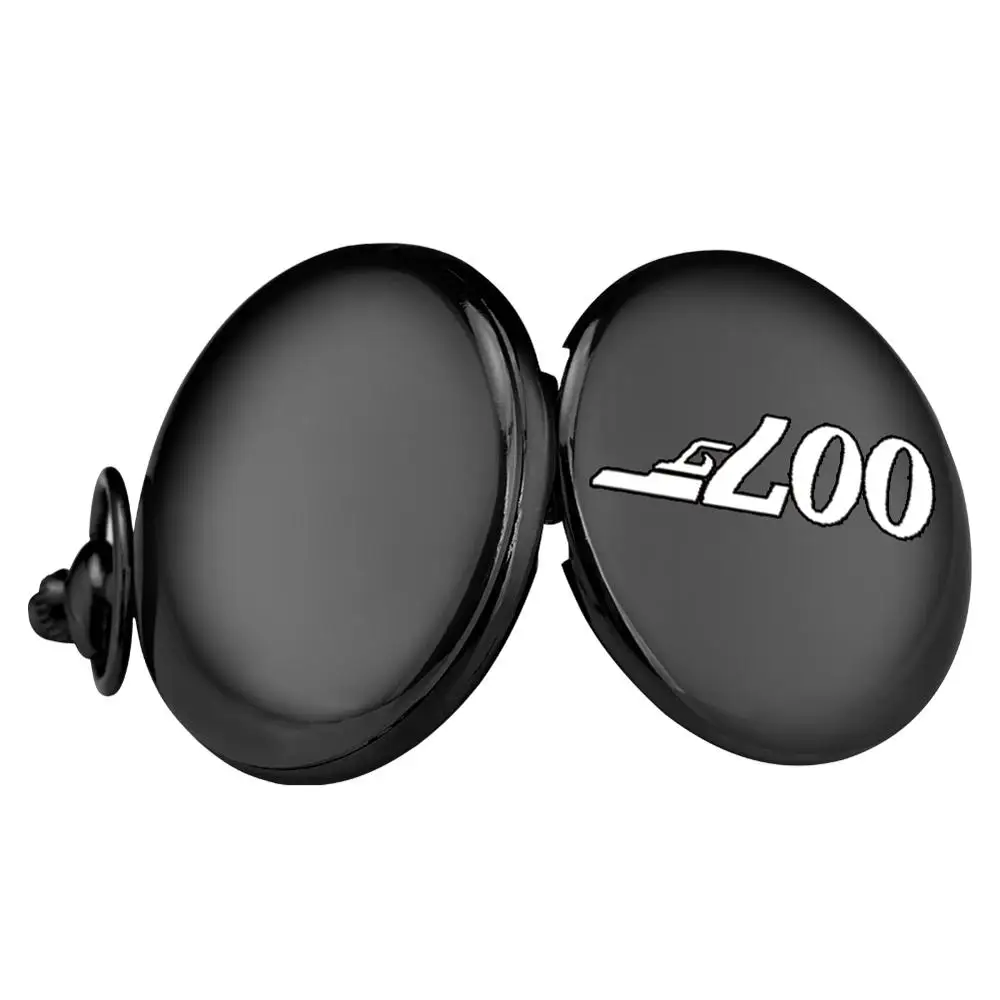 007 кварцевые карманные часы для мужчин изысканные с ожерельем очаровательные