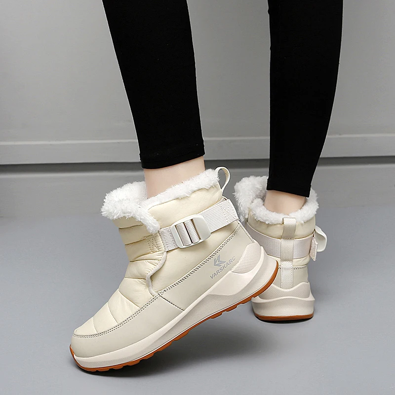 Winters Sneakers Women Snow Boots Comfortable Breathable Warm Winter Walking Shoes Plus Velvet Increasing Height Botas De Nieve