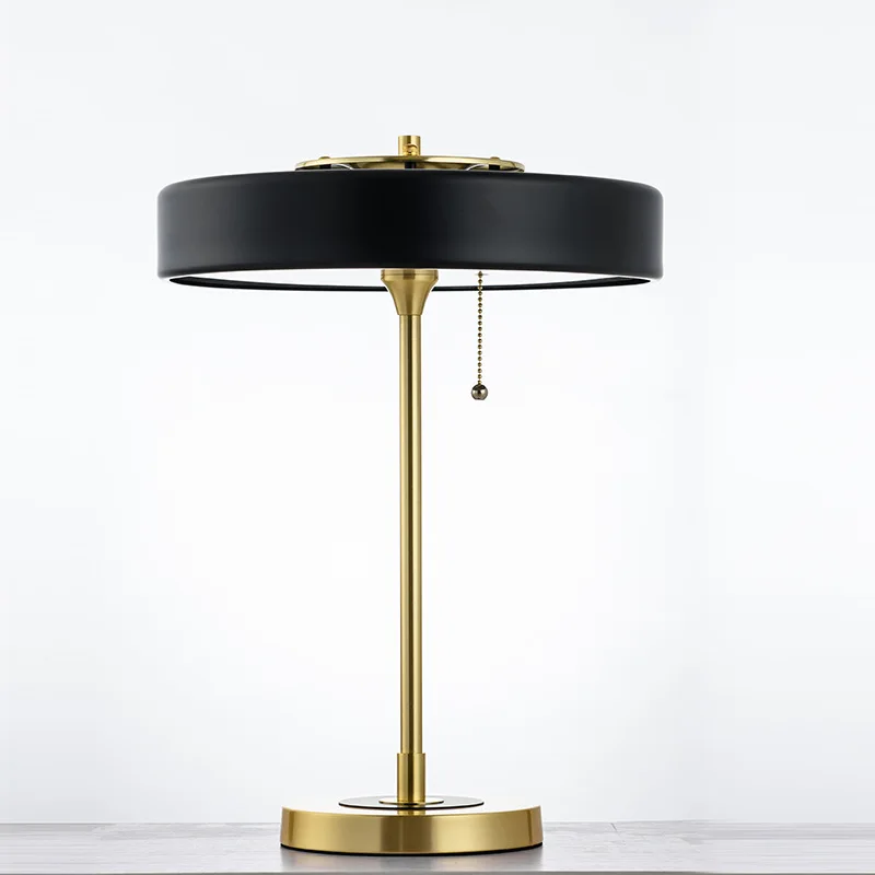 

Modern led table lamp design desktop decoration lighting creative metal reading bedside lamp