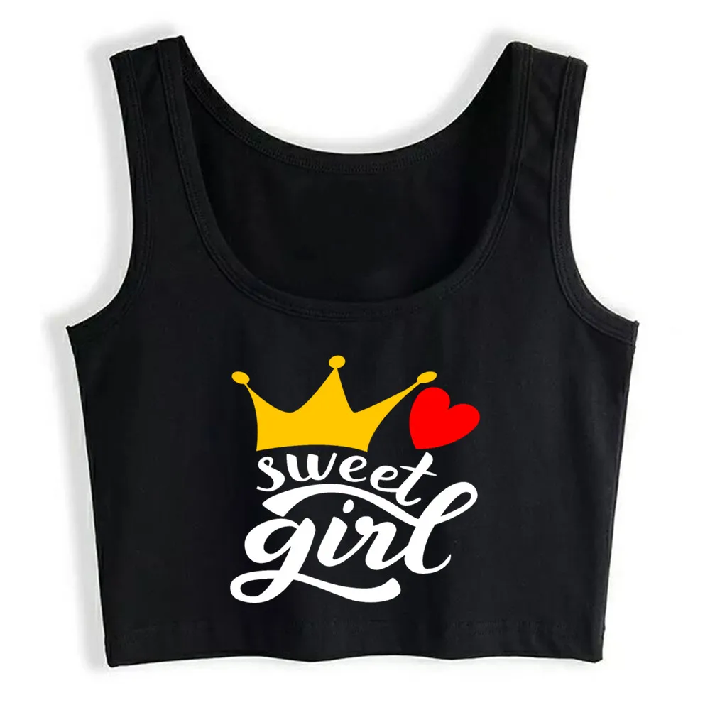 

Crop Top Women Sweet Girl Harajuku Tank Top Women Print Women Clothes