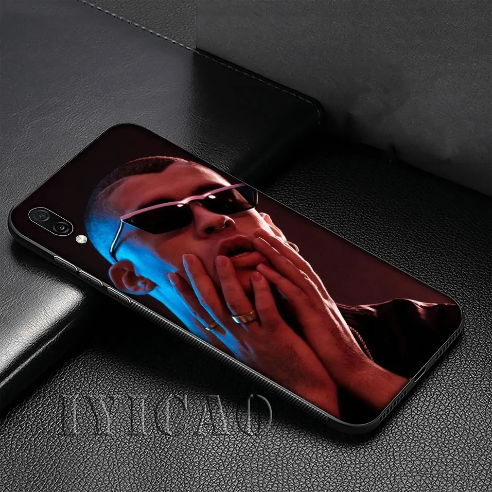 Bad Bunny Rapper Soft Silicone Cover Case for Huawei P30 P20 Pro P10 P9 Lite Mini 2017 2016 P Smart Z Plus 2019 |