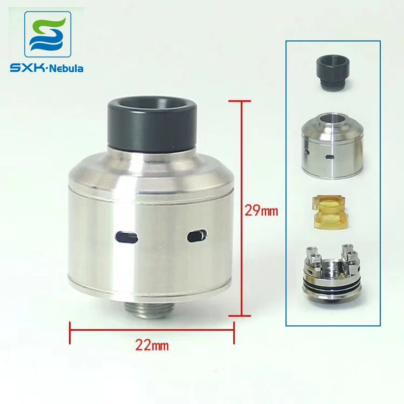 SXK Citadel 22 мм RDA испаритель электронная сигарета Reubuildable капающий бак распылитель
