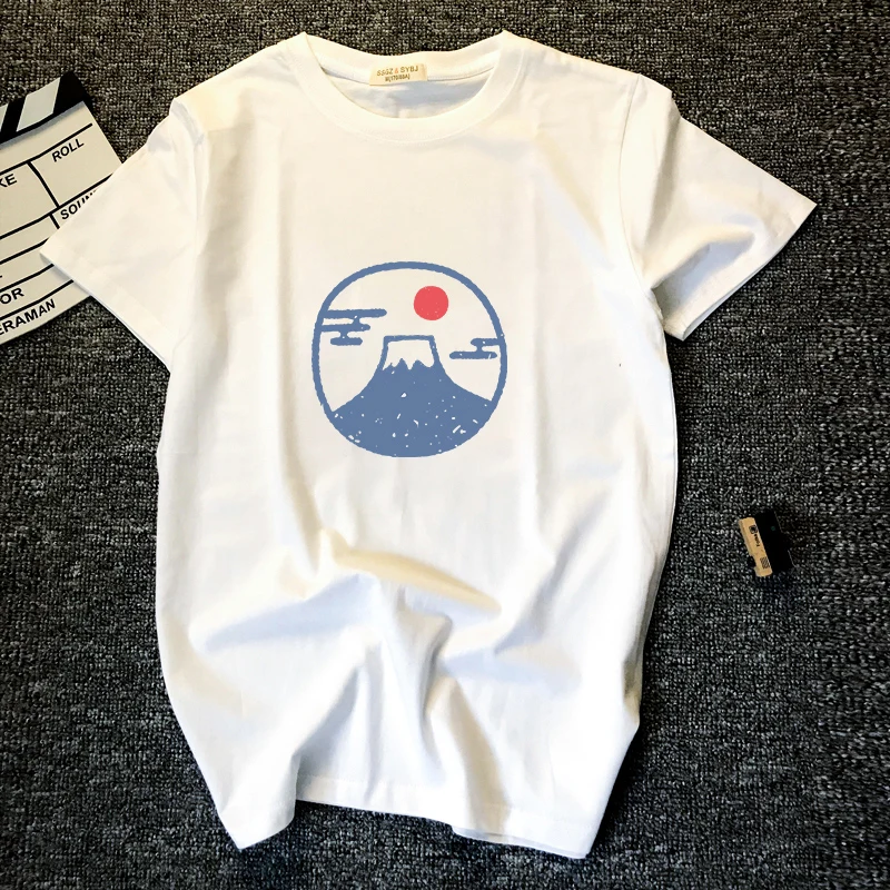 Футболка NN50DX мужская с коротким рукавом свободная тенниска из хлопка модная