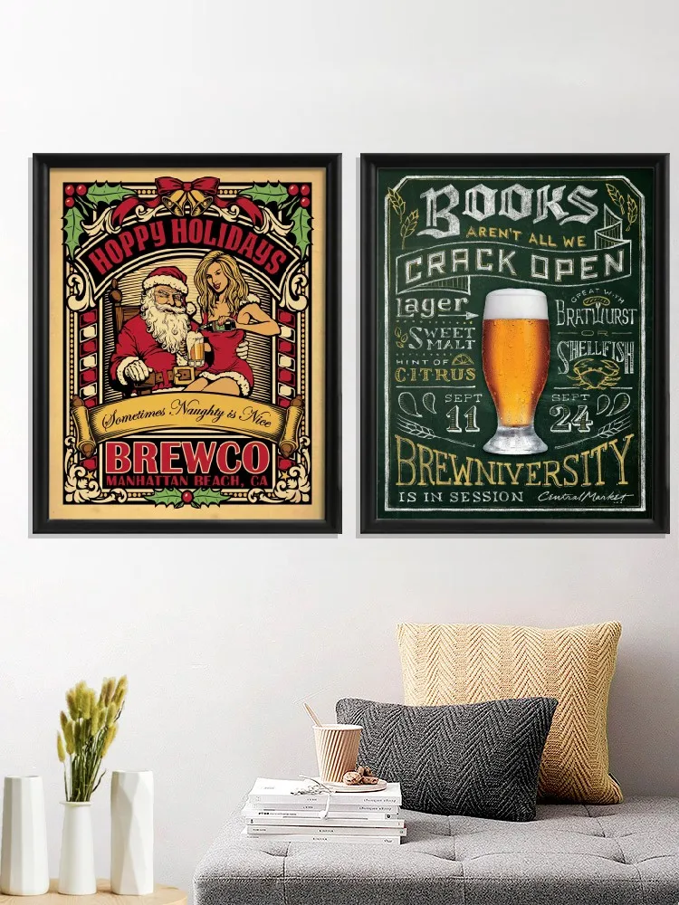 

Пивная надпись oktoberфес brewco Женская Картина Декор для дома подарок комната искусство шелк