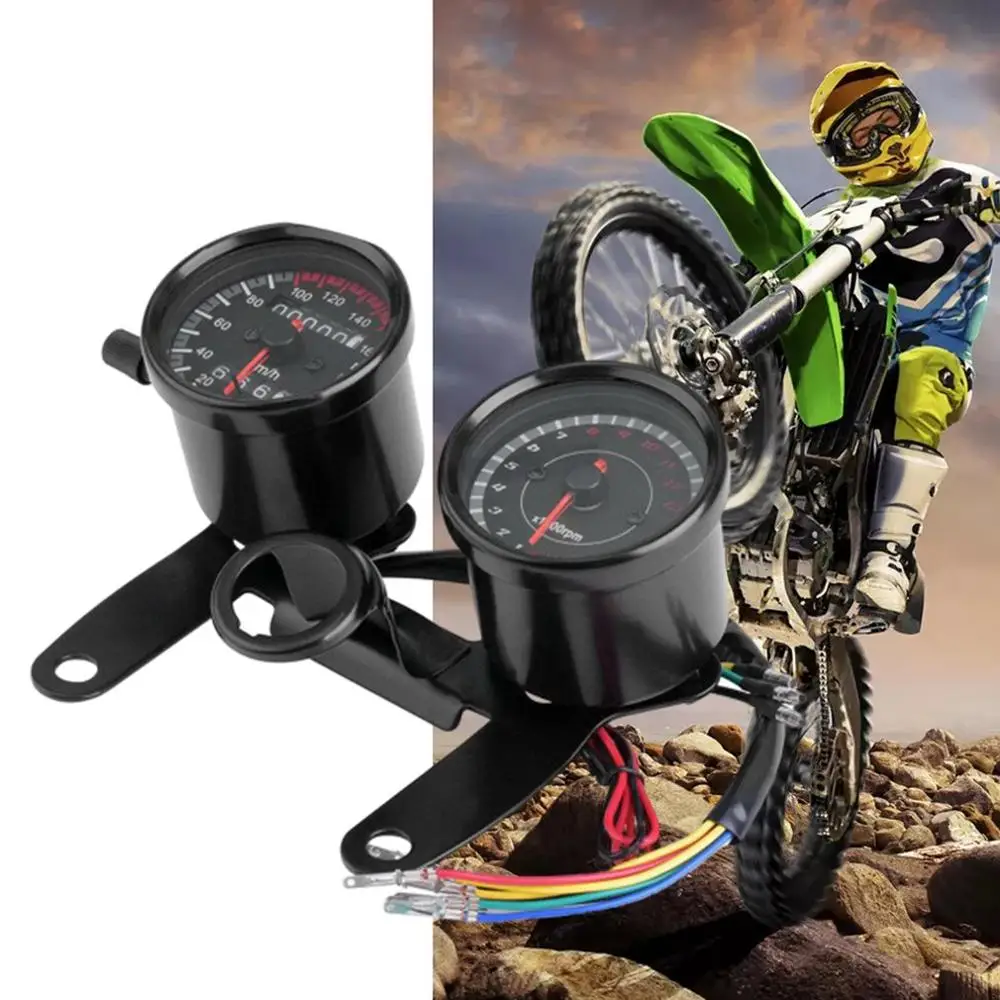 

Brand New Motorcycle Speedometer Cafe Racer Odometer Digital LCD Speedometer Motorbike Tachometer Motorcycle Accessories