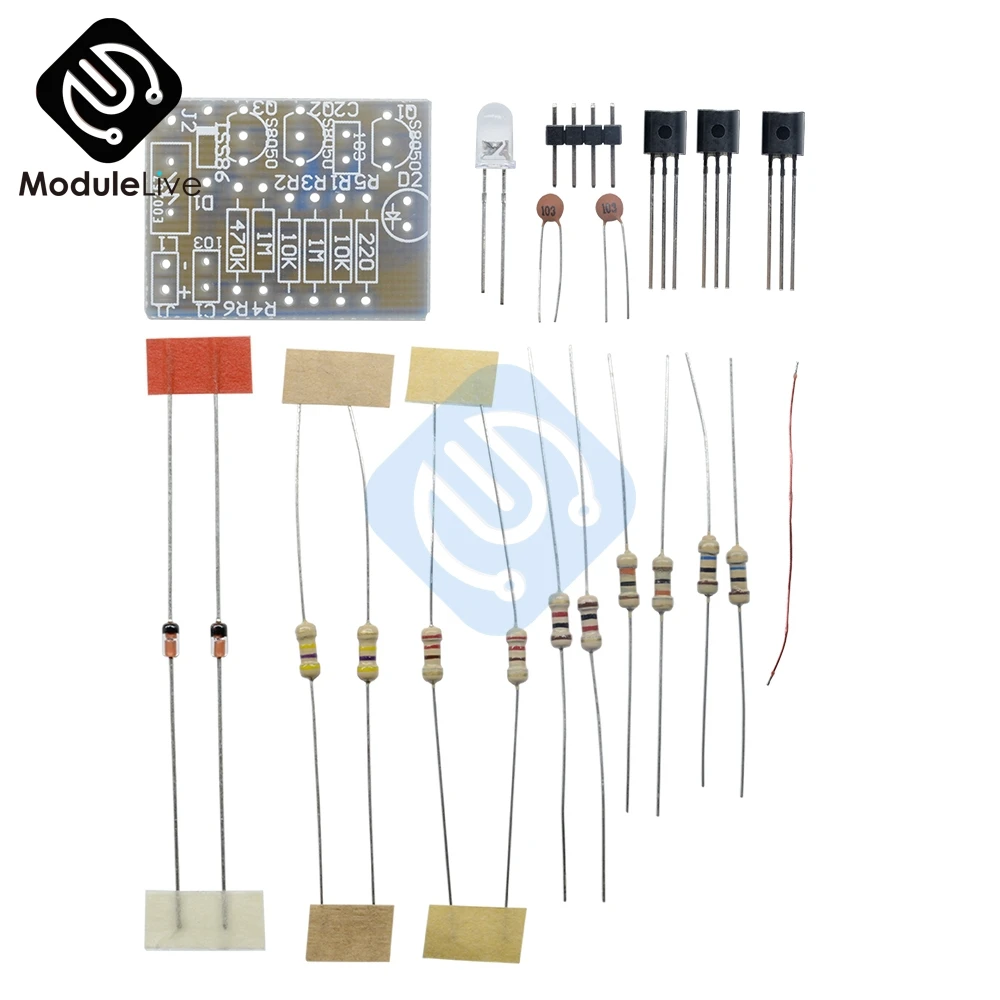Мобильный телефон сигнальный флэш светильник DIY Kit DC 3 12V излучение Мощность