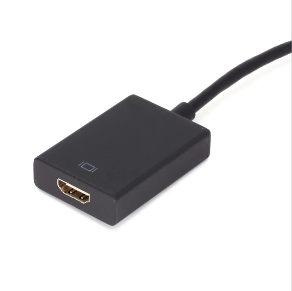 Преобразователь из VGA в HDMI адаптер папа-мама с USB аудио 3,5 мм выход 1080P VGA HDMI кабель для портативных ПК к HDTV проектор