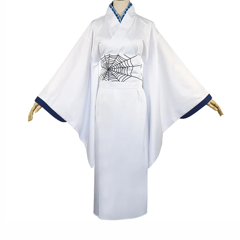 New Hot Anime Demon Slayer Kimetsu no Yaiba Spider Oni Ayaki Rui Cosplay Costume Men's Kimono Full set Halloween Party Outfit |