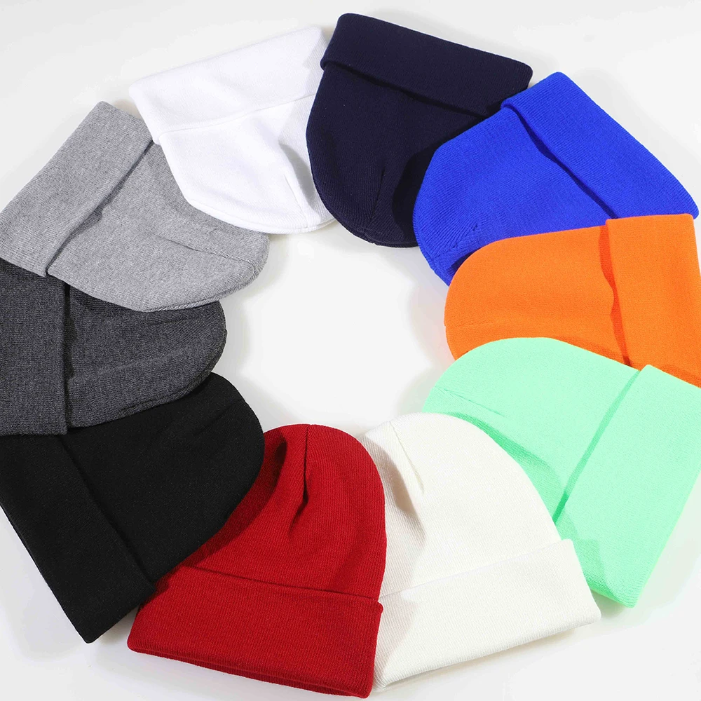 

Casual Unisex Brimless Hat Outdoor Hot Sale Hedging Cap Foldable Cartoon Knitted Hats Pew Pew Madafakas Kawaii Beanie Caps