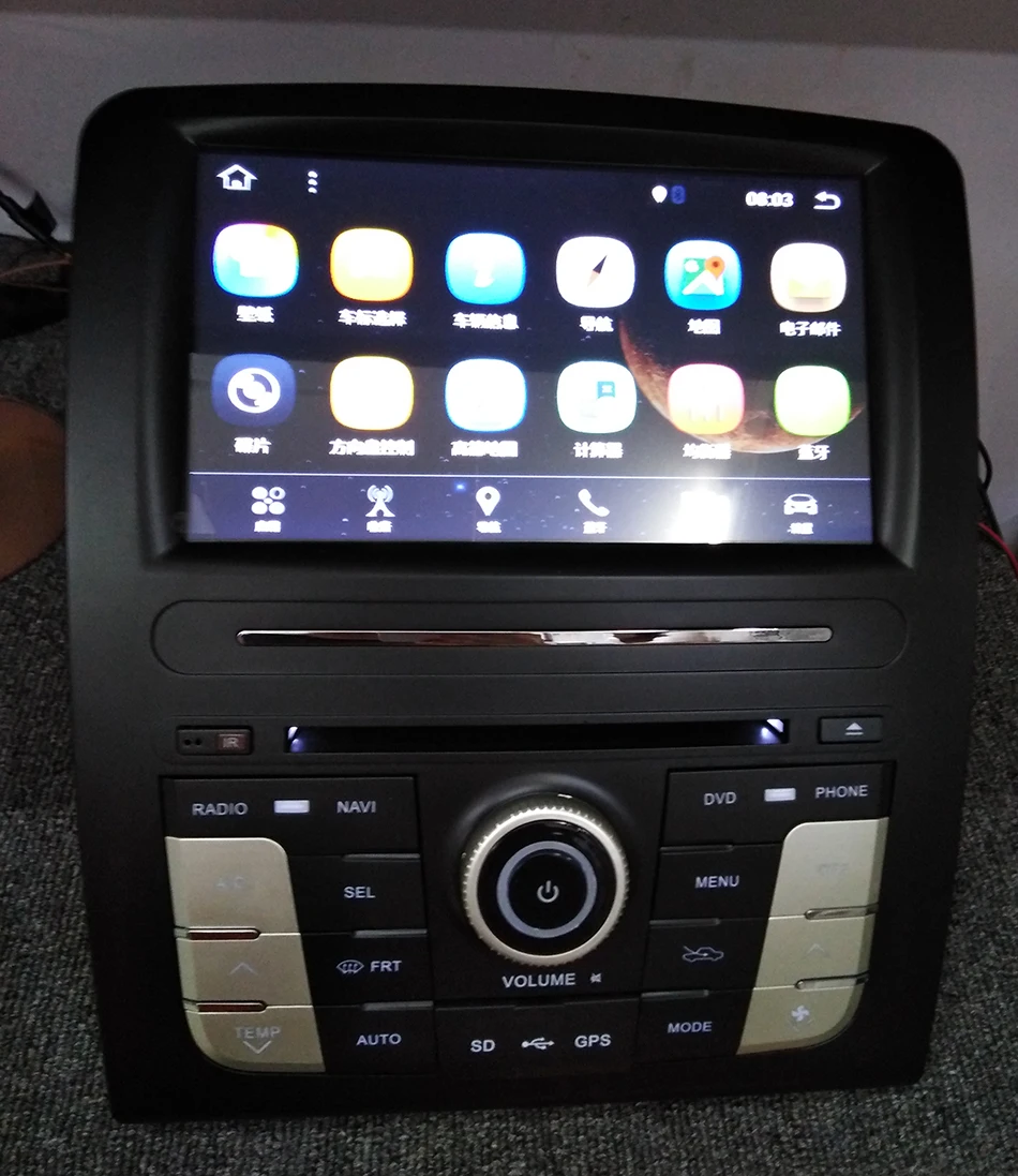 Android автомобильный радиоприемник gps 2din для hover H3 2003 2009 с Wi Fi 4g quad cord 2g ram 16 flash рулевое