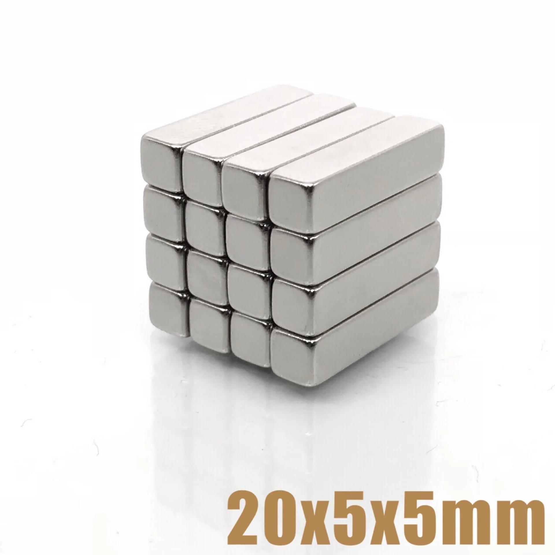 

20x10x2 Neodymium Magnet 20mm x 10mm x 2 N35 NdFeB Block Super Powerful Strong Permanent Magnet