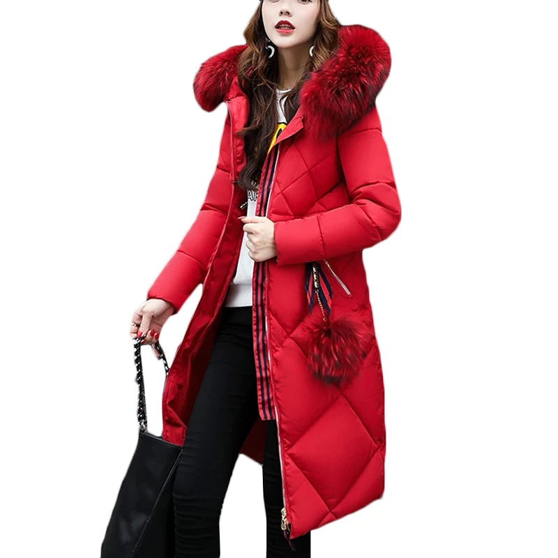 

Parka Women Winter Down jacket Women Coat Long Hooded Outwear Female Parka Thick Cotton Padded Female Basic new arrival Coats