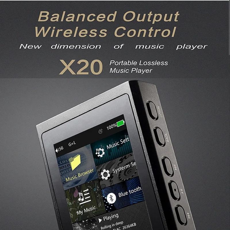 XDuoo X20 портативный Встроенный DSD256 ES9018K2M DAC профессиональный усилитель для