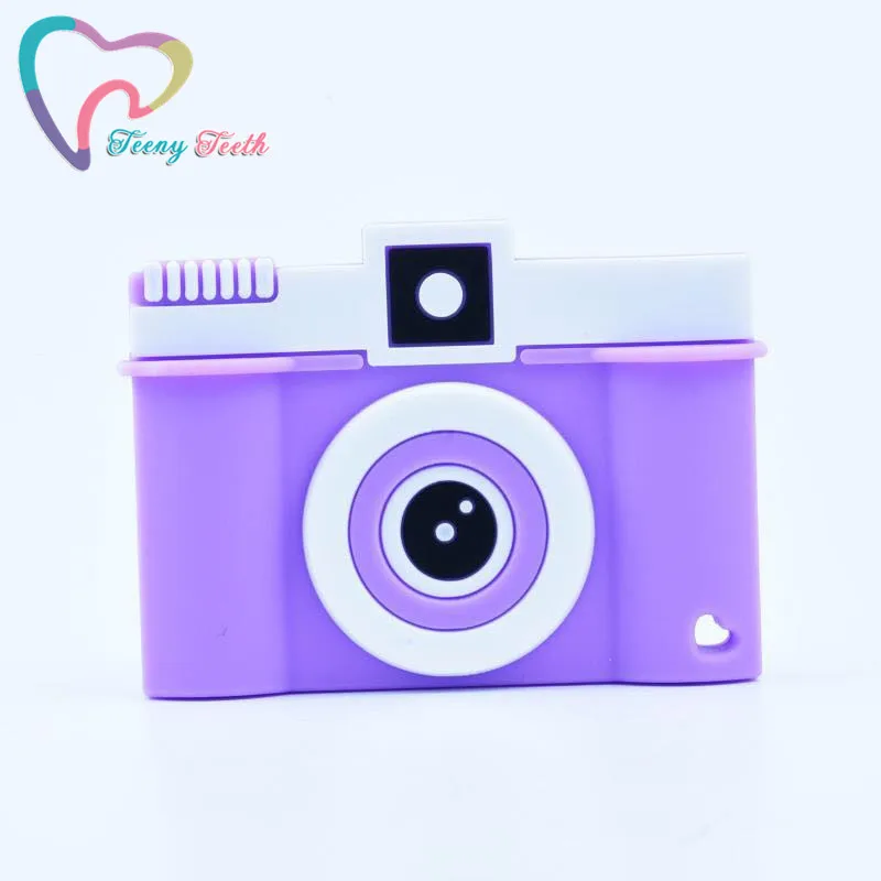 10 PCS Soft Silicone Camera Shaped Teether Toddler Molar Teeth Pain Relief Tool Kids Educational Toy Baby Shower Gift | Мать и ребенок
