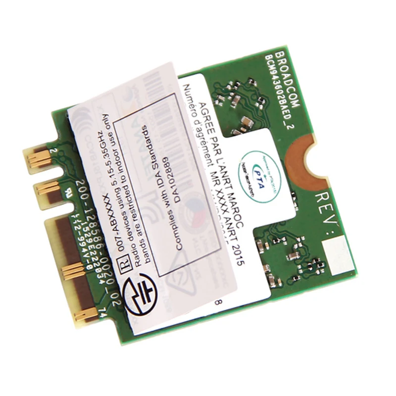BCM943602BAED DW1830 AC BCM94360 NGFF M.2 1300 Мбит/с BT4.1 WiFi беспроводная карта лучше чем BCM94352Z DW1560