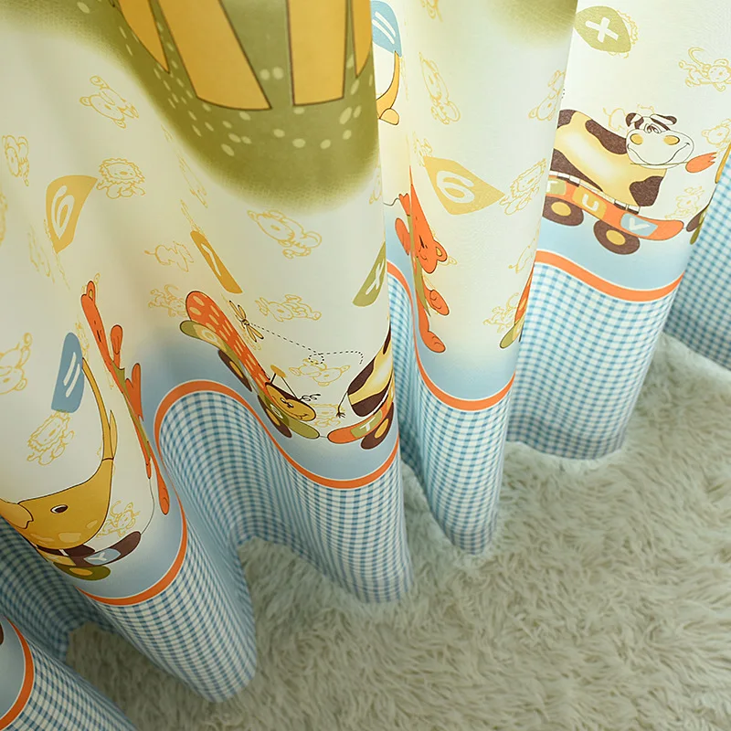 Занавески с мультяшным изображением жирафа для гостиной столовой спальни. | Дом и