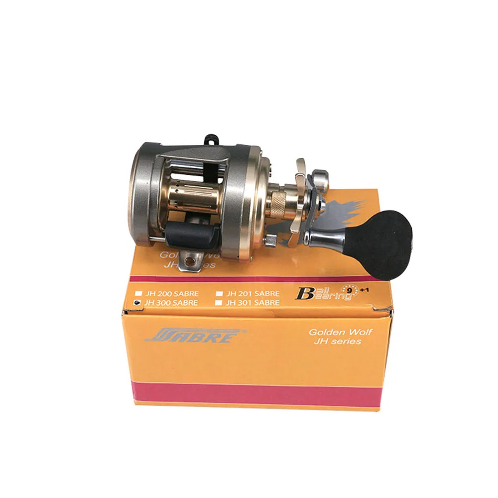 

Fishing Reels 9+1BB Cast Drum Wheel Stainless Steel Bearing Bait Casting Reel Accessories Speed Ratio 6.0:1 Tools Single Rocker