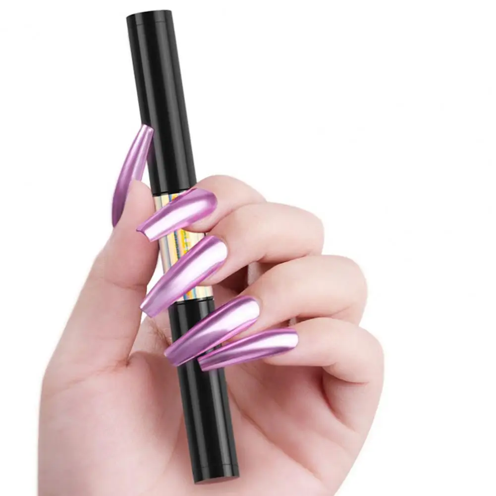 Nail Pen Double-Ended Stylish Colors ABS Air Cushion Magic for Nails Design Fashion Powder Tools Art | Красота и здоровье