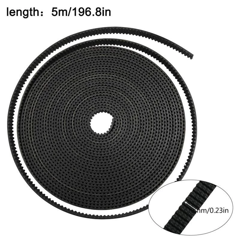 GT2 Timing Belt 5M + 4pcs Tensioner Torsion Spring for Creality CR-10 CR-10S Ender 3 3D Printer Parts | Компьютеры и офис