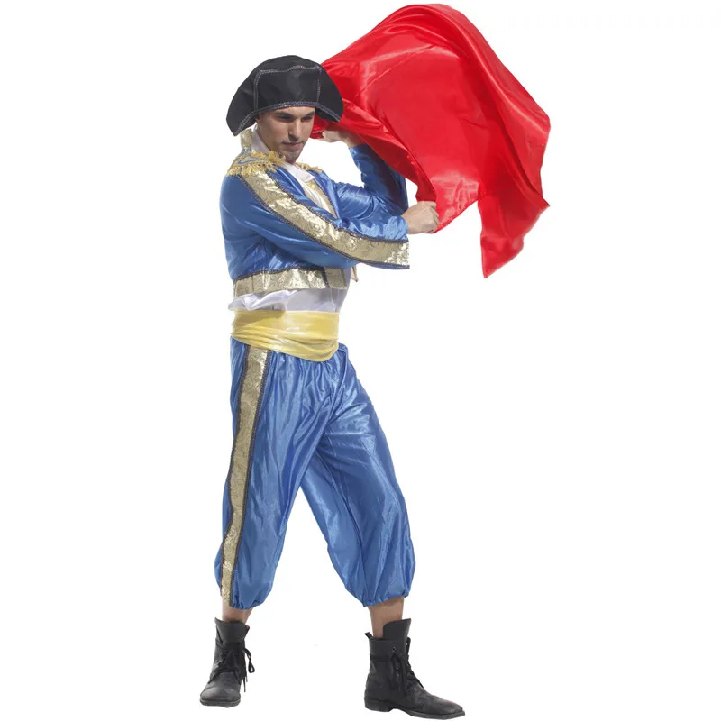 Мужской костюм для Хэллоуина "Матадор Испании" для взрослых испанских бойцов с быками Косплей Карнавал Пурим парад Сценическая игра Ночной клуб Бар Партия наряд