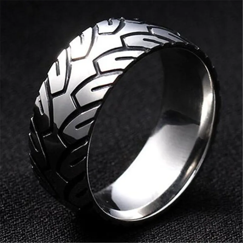 

Unique Design Stainless Steel Men's Ring Male Index Finger Ring Accessories European And American Fashion Jewelry