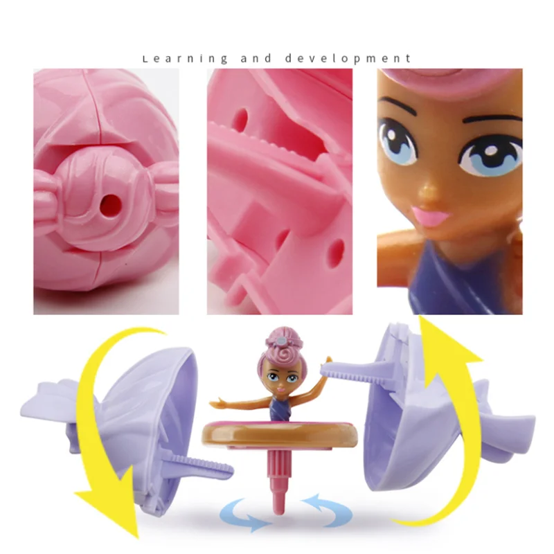 Кукла-сюрприз вращающаяся случайная глухая коробка конфетный шар снос