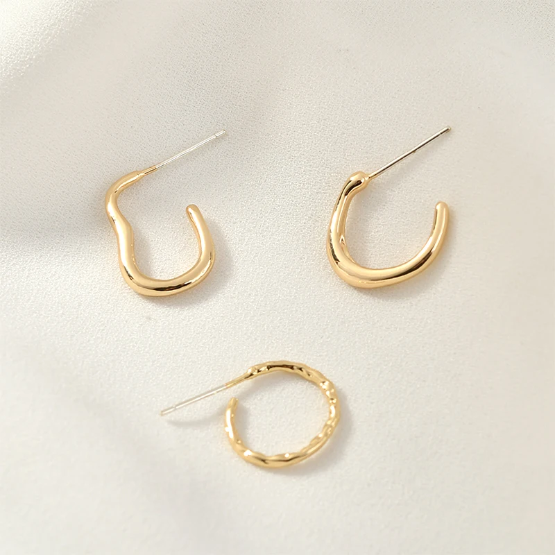 Серьги-гвоздики из серебра 925 пробы с медным покрытием | Украшения и аксессуары