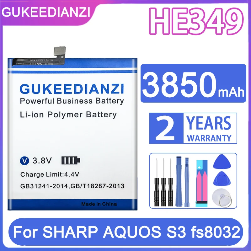 Аккумулятор 2200/4400 мАч для Sharp Aquos UBATIA280AFN1 S3 fs8032 Z2 A1 FS8002 Zeta SH-04H SHV34 AQUOS P1 P1X BTL226U BT-L226