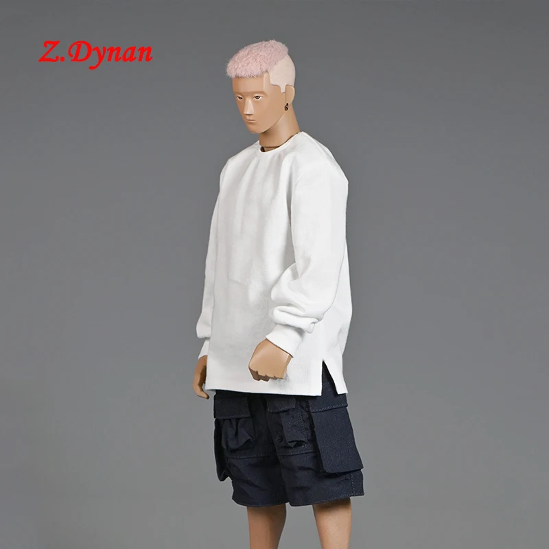 2 стиля 1/6 Мужская Белая рубашка с длинным рукавом для мужской куклы свободного покроя 12 дюймов для PHicen Action Figure Jiaou Dolls аксессуары одежды.