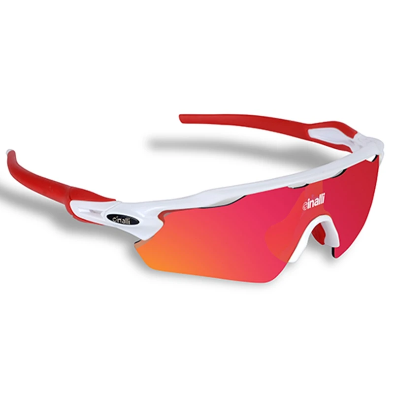 white red CAIRBULL cinali C-078 солнцезащитные очки для велоспорта, гонок, спорта на открытом воздухе, защитные очки TR90 frameyewear w/Black Polarized Lenslight - Цвет: white red