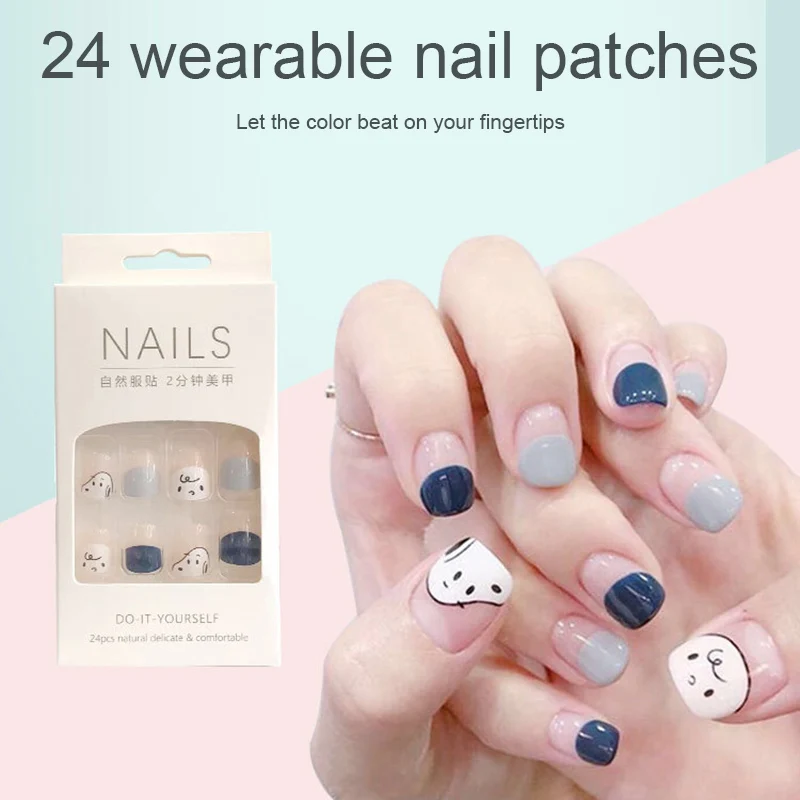 Лучшие 24 шт наклейки для нейл-арта декоративные маникюрные аксессуары женщин