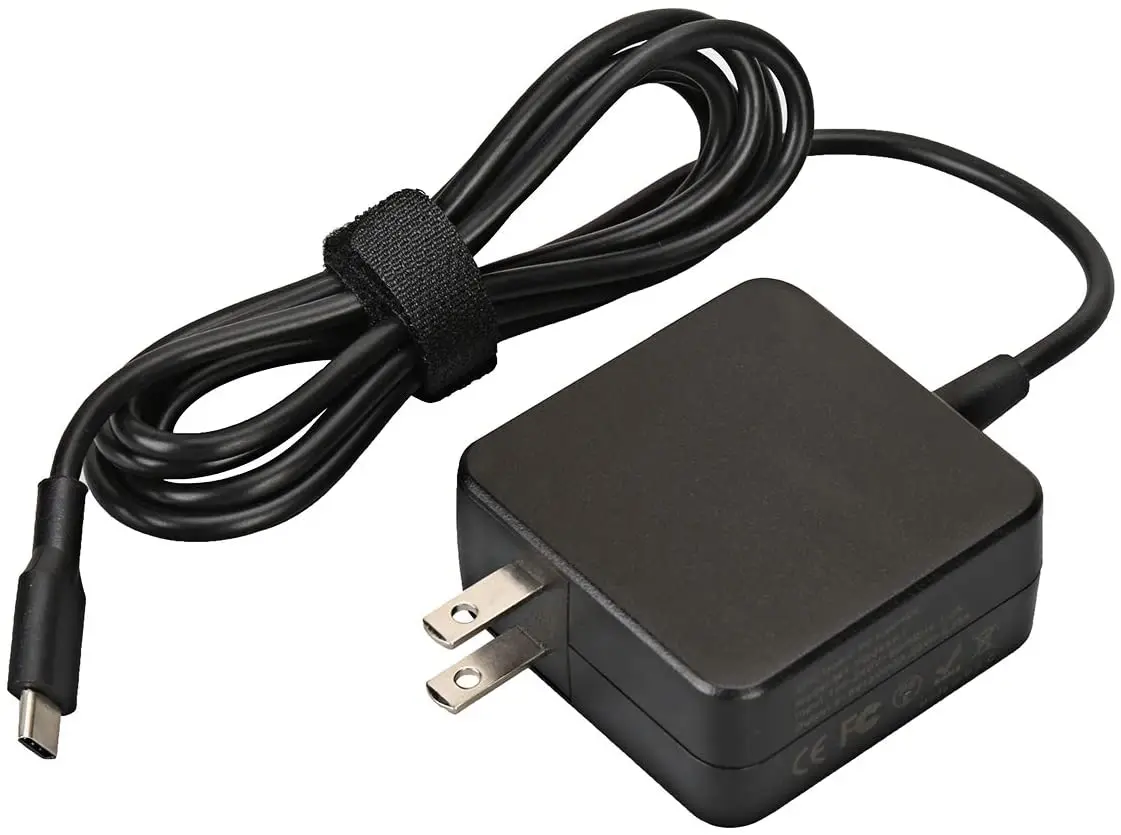 

Зарядное устройство USB Type-C, 45 Вт, подходит для Lenovo Chromebook C330 S330 C340 S340 100e 300e 500, ThinkPad T480 T480s T580 T580s GX20M33579