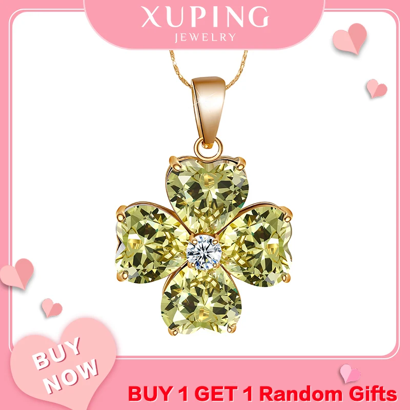 Xuping модные ювелирные изделия стильный цветочный дизайн женский кулон с