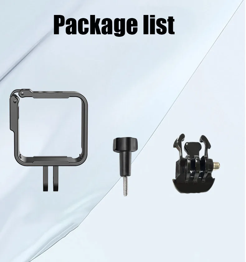 For DJI Action 2 Protective Frame Case Camcorder Housing Mount Bracket with Side Cover Hole Accessory | Электроника