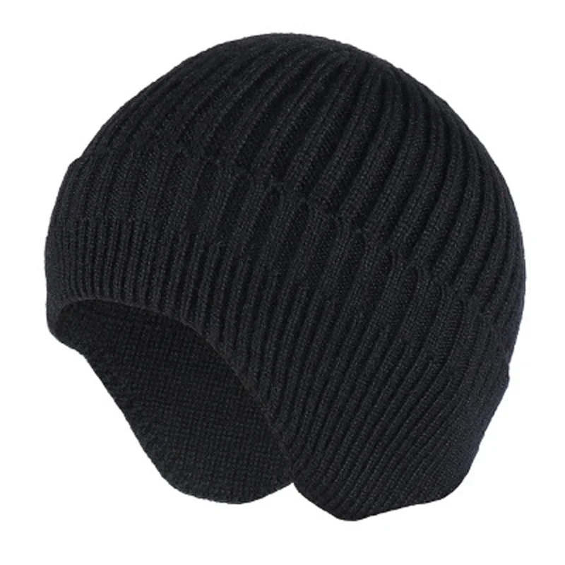 

Beanies Winter Hats For Men Beany Knitted Hat Women Skullies Male Gorra Unisex Warm Thicken Soft Ear Flaps Bonnet Beanie Hat Cap