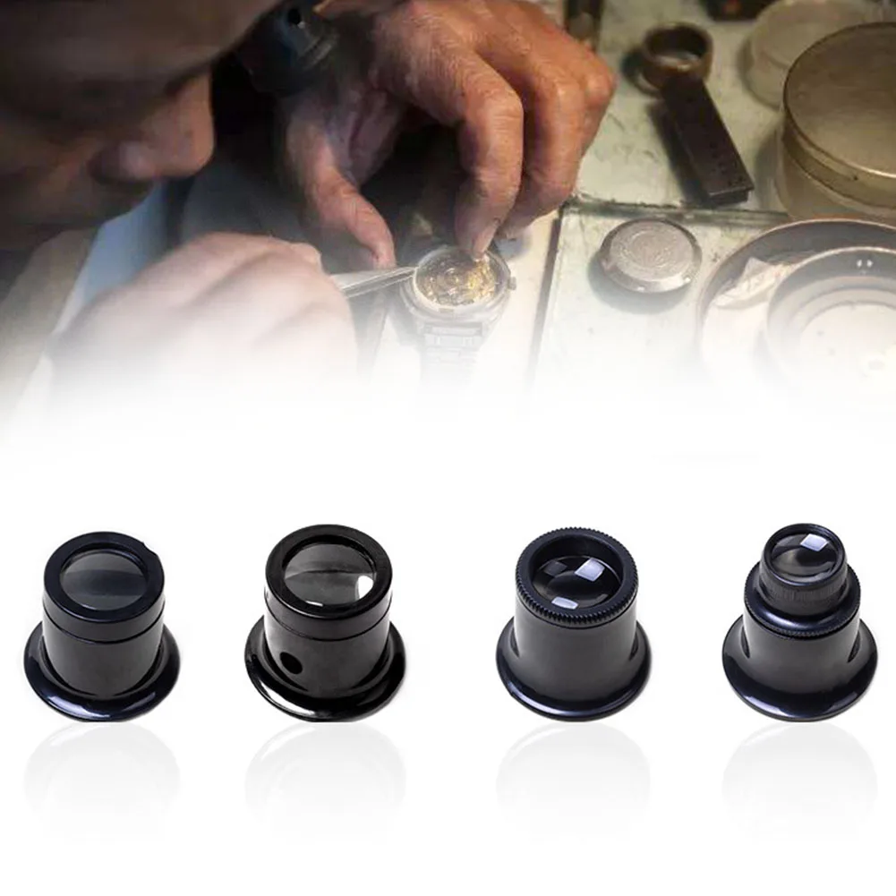 4 шт. инструмент Оптическое Стекло Лупа часы пластиковые наборы ювелирные